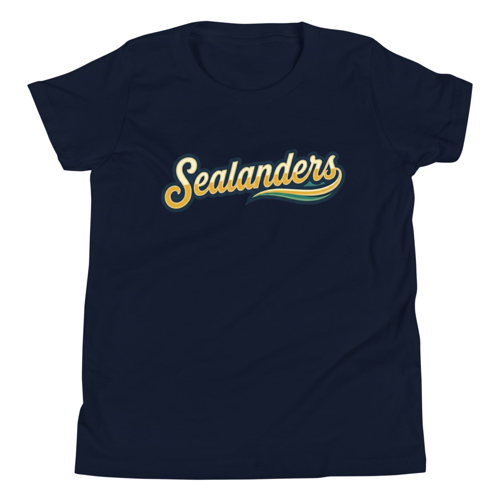 Youth Sealanders T-Shirt - Bella + Canvas — Navy