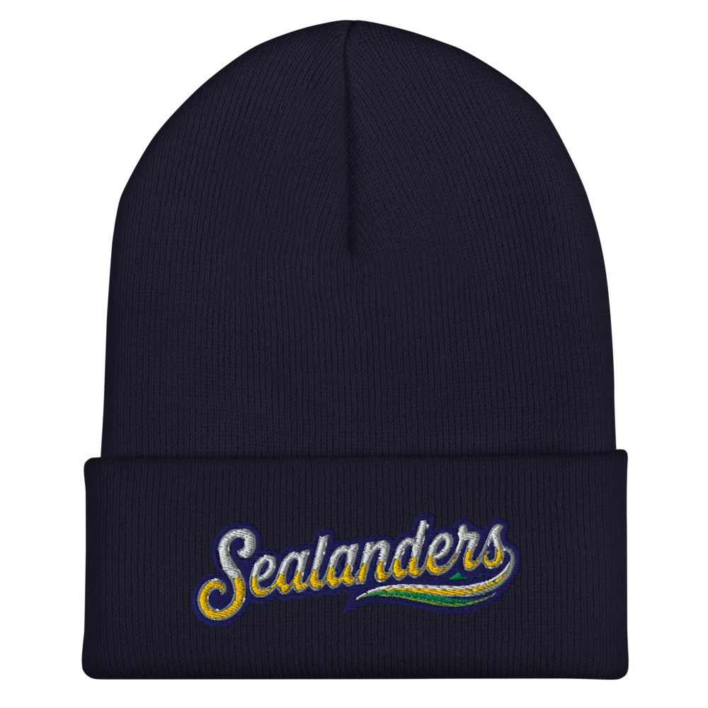 Sealanders Cuffed Beanie — Navy