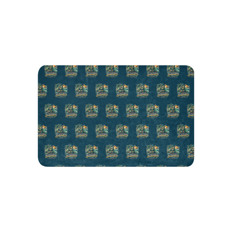 Crest Logo Sherpa blanket — Tan