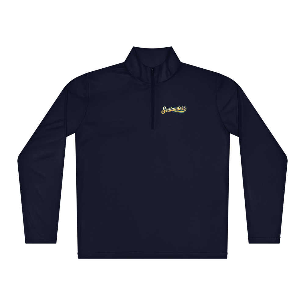 Lightweight Quarter-Zip Pullover — True Navy