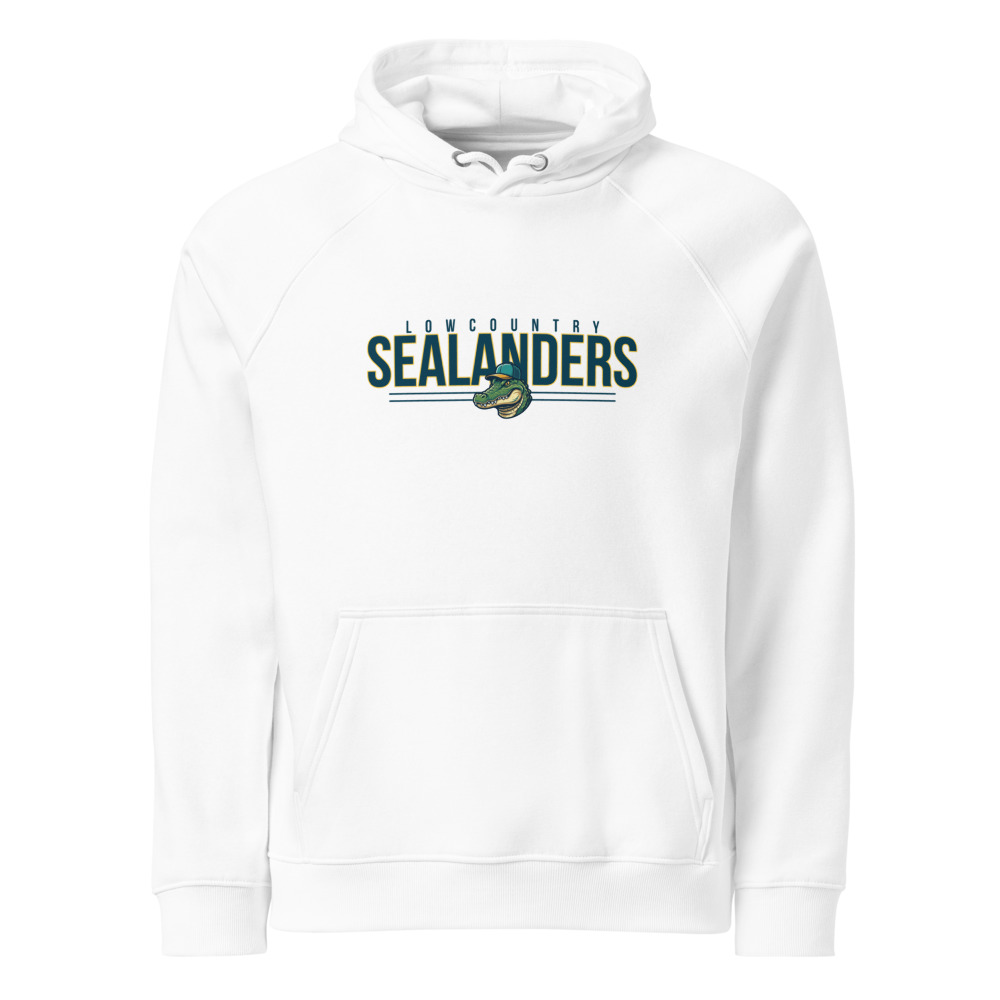 Eco Raglan Vibes Hoodie — White