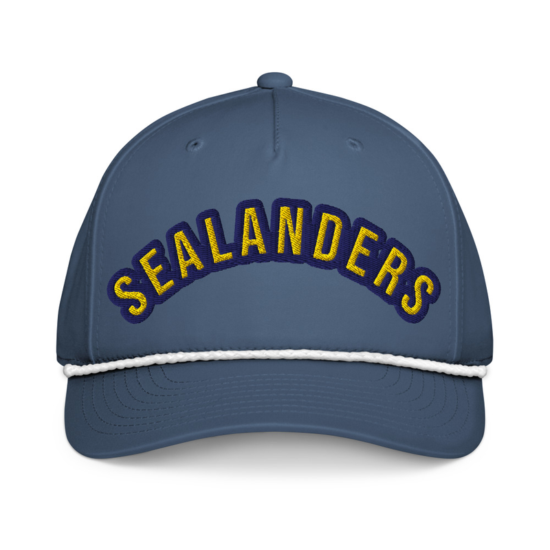 Sealanders Embroidered Hat — Light Blue/White