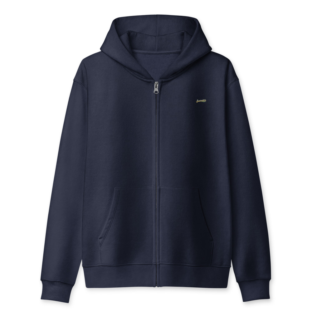 Unisex Full Zip Hoodie — Navy