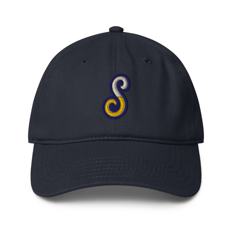 Low-profile Embroidered S Cap
